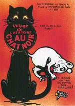 Exemple 852 de carte postale sign�e Jacques Lardie dit Jihel ou JL utilisant le timbre-monnaie Cordonnerie du Chat Noir comme illustration