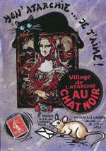 Exemple 868 de carte postale sign�e Jacques Lardie dit Jihel ou JL utilisant le timbre-monnaie Cordonnerie du Chat Noir comme illustration