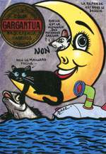Exemple 885 de carte postale sign�e Jacques Lardie dit Jihel ou JL utilisant le timbre-monnaie Gargantua comme illustration