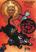 Exemple 915 de carte postale sign�e Jacques Lardie dit Jihel ou JL utilisant le timbre-monnaie Cordonnerie du Chat Noir comme illustration