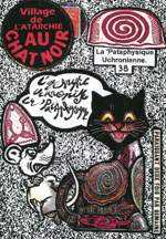 Exemple 962 de carte postale sign�e Jacques Lardie dit Jihel ou JL utilisant le timbre-monnaie Cordonnerie du Chat Noir comme illustration