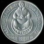Timbre-monnaie Lefebvre Fils Aîné - 25 centimes bleu sur fond blanc - avers
