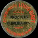 Timbre-monnaie Louis Biret - Produits alimentaires - Pouzauges (Vend�e) - 25 centimes bleu - avers