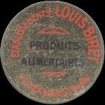 Timbre-monnaie Louis Biret - Produits alimentaires - Pouzauges (Vend�e) - 5 centimes vert - avers