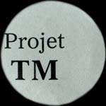 Projet TM pour Madagascar - Diego Suarez - Nosybé - Mayotte - Vatomandry - Carton bleu 28 mm (exemplaire décalé) - revers