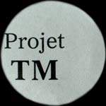 Projet TM pour Madagascar - Diego Suarez - Nosyb� - Mayotte - Vatomandry - Carton bleu 28 mm (exemplaire d�cal�) - revers
