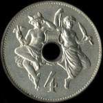 Projet TM de 4 centimes - avers