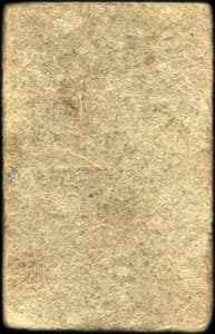 Timbre-monnaie Madagascar - motif Z�bu - Carton gris - Ilavoamena - 10 centimes � gros chiffres - Type 1 - exemplaire sans timbre - revers