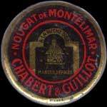 Timbre-monnaie Nougat de Montélimar - Chabert & Guillot - Type 1 - 5 centimes vert sur fond rouge - avers