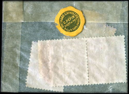 Timbre-monnaie Pharmacie Rog� Cavaill�s 1 franc sous pochette - face