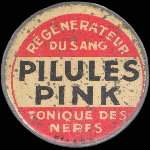 Timbre-monnaie Pilules Pink ( type 2 avec S.G.D.G.) - 5 centimes vert sur fond blanc - avers