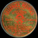 Timbre-monnaie Selleries Réunies - 10 centimes rouge sur fond orangé - avers