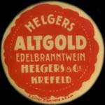 Timbre-monnaie Altgold � Krefeld - 30 pfennig vert sur fond rose - avers