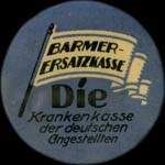 Timbre-monnaie Barmer-Ersatzkasse - Type Die krankenkasse der deutschen angestellten - 10 pfennig olive sur fond jaune - avers