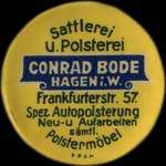 Timbre-monnaie Conrad Bode à Hagen - 50 pfennig violet sur fond brun - avers