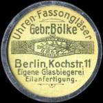 Timbre-monnaie Gebr.B�lke type 1 - 5 pfennig brun sur fond vert - avers