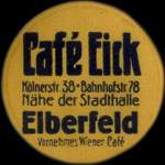 Timbre-monnaie Caf� Eick - Allemagne - briefmarkenkapselgeld