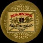 Timbre-monnaie Otto Caracciola & Co à Remagen a/Rhein - 10 pfennig olive sur fond jaune - avers