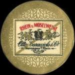 Timbre-monnaie Otto Caracciola & Co � Remagen a/Rhein - 75 pfennig bleu sur fond bleu - avers