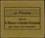 Timbre-monnaie G.M�ller � Besigheim - Allemagne - Briefmarkengeld