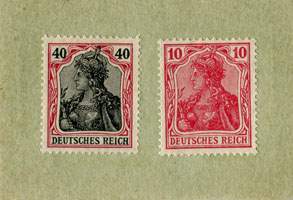 Timbre-monnaie  G.Müller à Besigheim- Allemagne - Briefmarkengeld