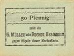 Timbre-monnaie G.M�ller � Besigheim - Allemagne - Briefmarkengeld