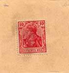 Timbre-monnaie B�rgel 10 pfennig - Allemagne - Briefmarkengeld