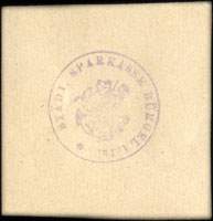 Timbre-monnaie B�rgel 15 pfennig - Allemagne - Briefmarkengeld