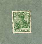 Timbre-monnaie Bürgel 20 pfennig - Allemagne - Briefmarkengeld