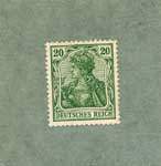 Timbre-monnaie B�rgel 20 pfennig - Allemagne - Briefmarkengeld