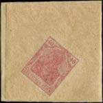 Timbre-monnaie B�rgel 40 pfennig - Allemagne - Briefmarkengeld