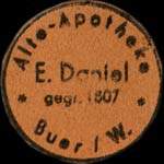 Timbre-monnaie E.Daniel - Allemagne - Briefmarkengeld