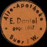 Timbre-monnaie E.Daniel - Allemagne - Briefmarkengeld