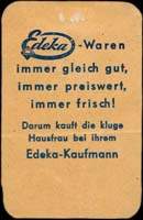 Timbre-monnaie 100 pfennig Edeka - Kaufmann - Allemagne - dos