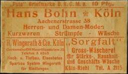 Timbre-monnaie Hochbach & Schmitz - Allemagne - Briefmarkengeld