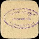 Timbre-monnaie Heinrich Kohlmayer - Allemagne - Briefmarkengeld