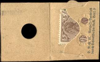 Timbre-monnaie Heinrich Buschmann - Allemagne - Briefmarkengeld