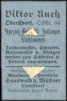 Timbre-monnaie W.Friederich � Oberstdorf - Allemagne - Briefmarkengeld