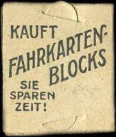 Timbre-monnaie Hochbahn - Berlin - Allemagne - Briefmarkengeld