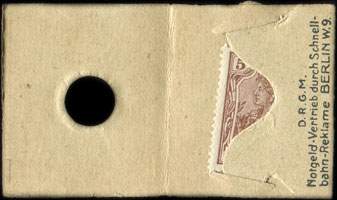 Timbre-monnaie Hochbahn - Berlin - Allemagne - Briefmarkengeld