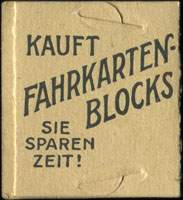 Timbre-monnaie Hochbahn - Berlin - Allemagne - Briefmarkengeld