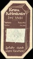 Timbre-monnaie Ernst Scheffel � Sachsen - Allemagne - Briefmarkengeld