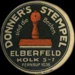 Timbre-monnaie Donner's Stempel - Allemagne - briefmarkenkapselgeld