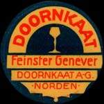 Timbre-monnaie Doornkaat (type 2 de couleurs) - Allemagne - briefmarkenkapselgeld