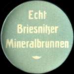 Timbre-monnaie Echt Briesnitzer Mineralbrunnen type 2 - 30 pfennig vert sur fond rose - avers