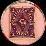Timbre-monnaie Erinnerung A.D. Nordseefahrt - 2 mark violet sur fond rose - revers