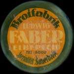 Timbre-monnaie Faber - Allemagne - briefmarkenkapselgeld