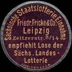 Timbre-monnaie Friedr.Fricke & Co - Allemagne - briefmarkenkapselgeld