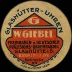 Timbre-monnaie W.Giebel à Barmen-Wuppertal type 1 - 50 pfennig brun sur fond vert - avers