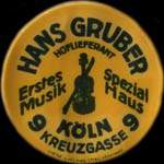 Timbre-monnaie Hans Gruber - Allemagne - briefmarkenkapselgeld